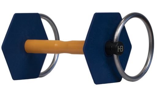 Mors I-bride Soft Flex lus,  mors chevaux sensibles canon orange clair très souple, anatomique, vendu par topmors