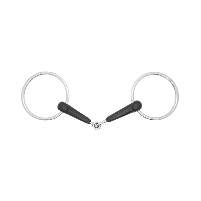 Mors simple caoutchouc fin à simple brisure