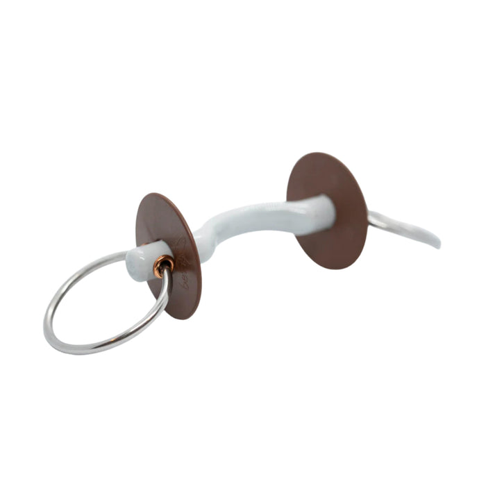 Mors simple résine Beris à passage de langue