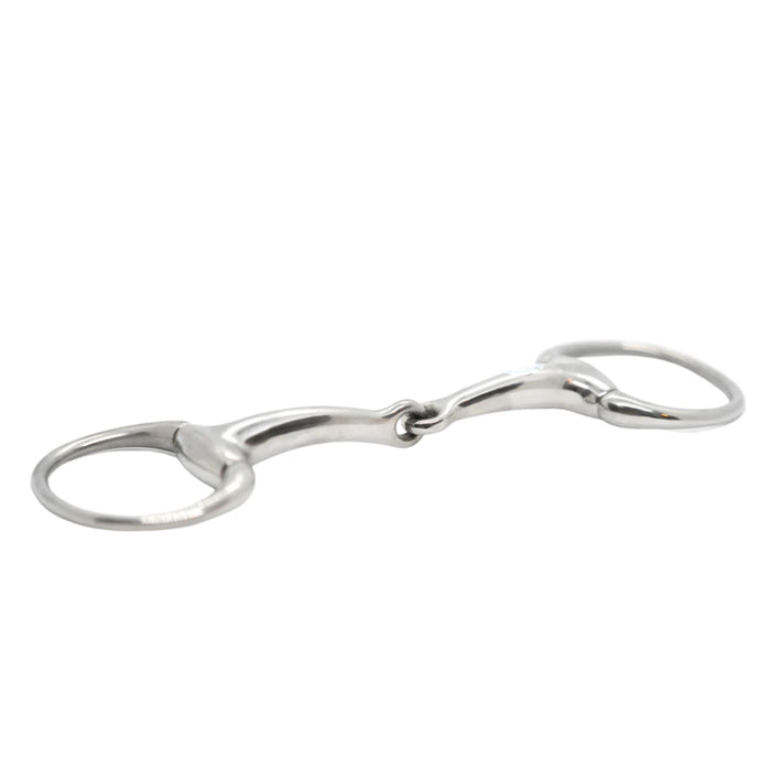 Mors à olive simple brisure gros canon inox creux