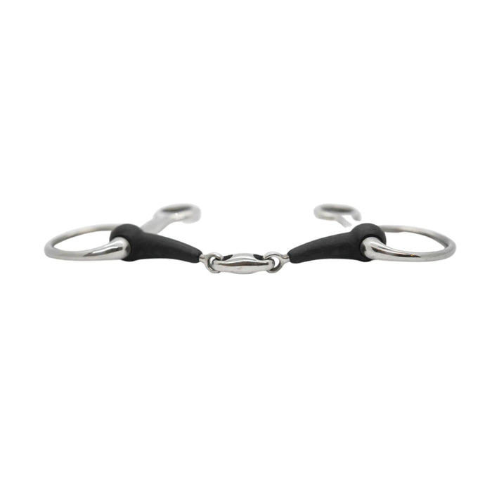 Mors baucher double brisure caoutchouc fin