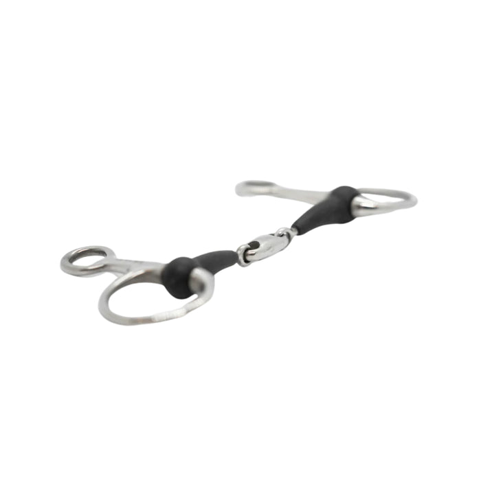 Mors baucher double brisure caoutchouc fin