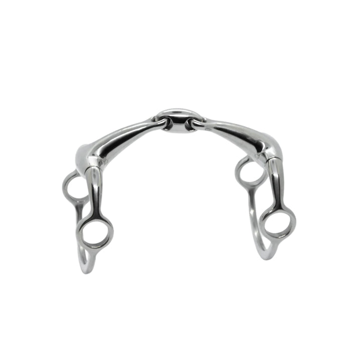 Mors releveur double brisure inox plein à olive Autobloquant