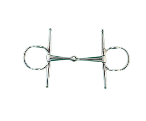 Mors releveur à aiguille inox simple brisure gros canon plein inox