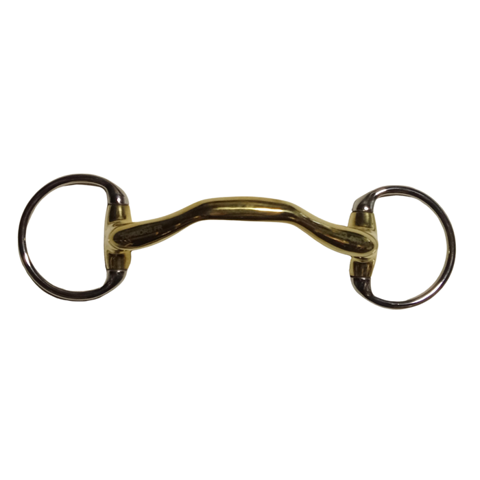 Mors à olives droit à passage de langue avancé