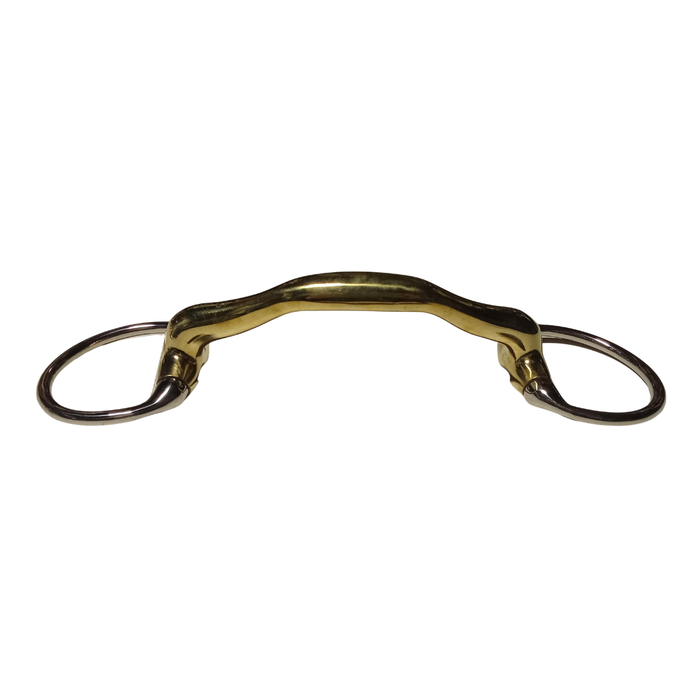 Mors à olives droit à passage de langue avancé