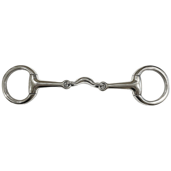 Mors de bride à olive double brisure 1/2 lune