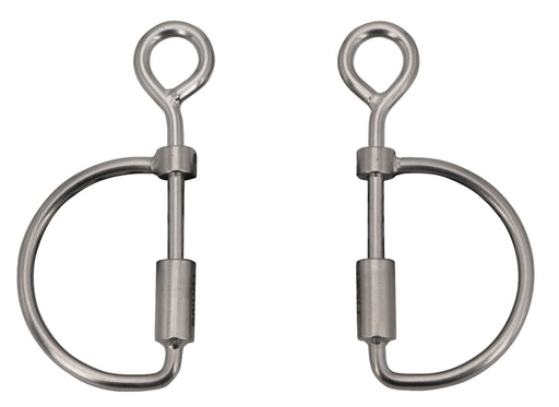 Anneaux adaptables - Boucles de mors Baucher de la marque I-bride adaptable au canon I'I-bride Easy ride.facile a monter sur le canon ibride de son choix