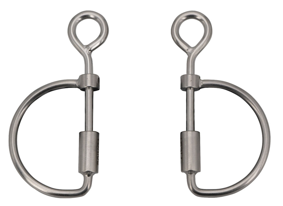 Anneaux adaptables - Boucles de mors Baucher de la marque I-bride adaptable au canon I'I-bride Easy ride.facile a monter sur le canon ibride de son choix