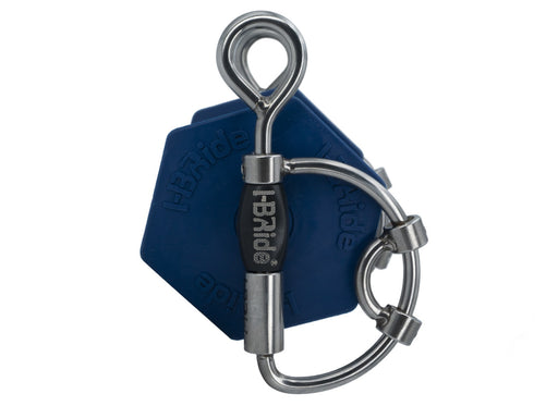 Anneaux boucles de mors Goyo Aga réglable de la marque I-Bride  adaptable au canon I-bride Easy ride. Vendu par Topmors