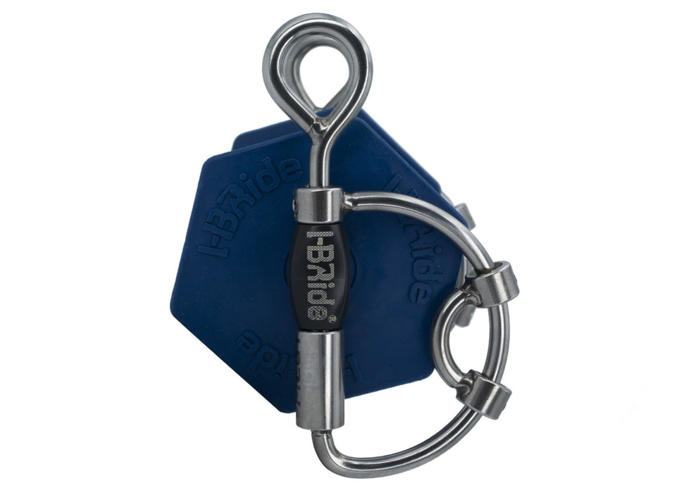 Anneaux boucles de mors Goyo Aga réglable de la marque I-Bride  adaptable au canon I-bride Easy ride. Vendu par Topmors