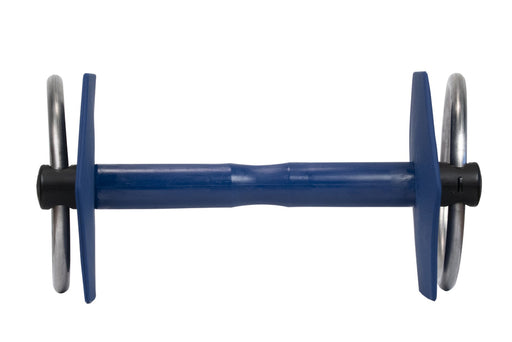 Mors Ibride anatomique et amortissant pour le cheval. Strong Flex bleu pour chevaux ayant tendance à prendre appui sur le mors. Canon droit