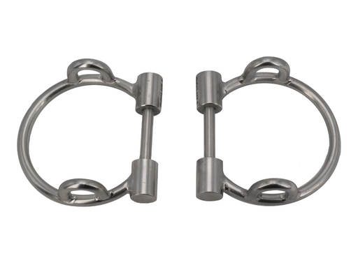 Boucles de mors releveur de la marque I-bride adaptable au canon I'Ibride Easy ride. Vendu par Fouilhoux montable sur les canons flexibles easy ride