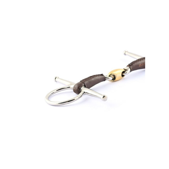 Mors Aiguilles double brisure recouvert de cuir
