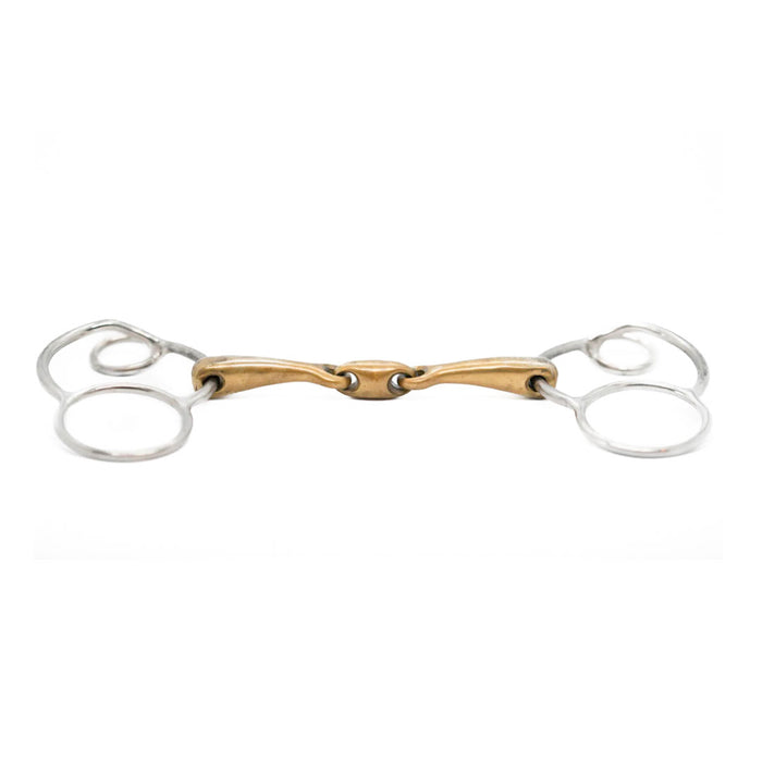 Mors réglable Allemand canon double brisure cyprium 16 mm