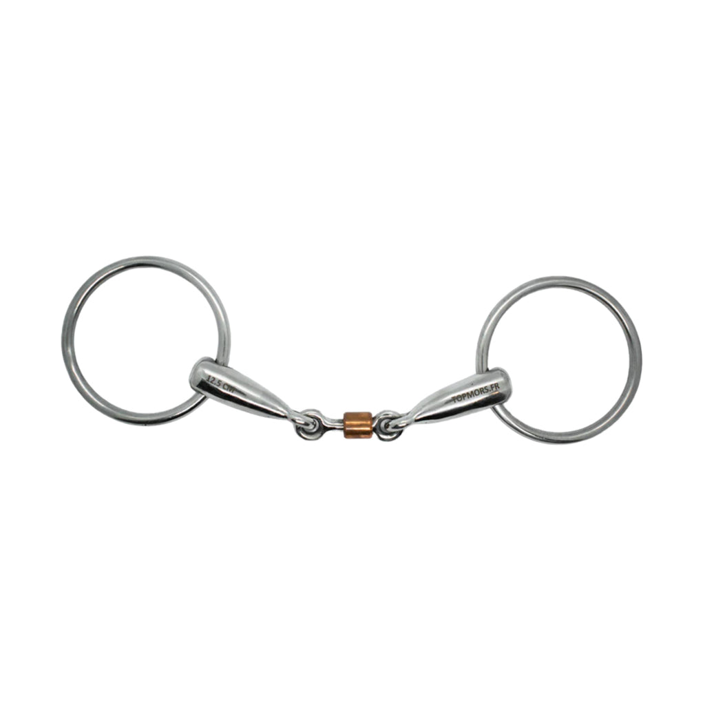 Cuir tisserand 5 pouces cuivre escargot bouche double rêne Cuir tisserand 5 pouces cuivre escargot bouche double rêne