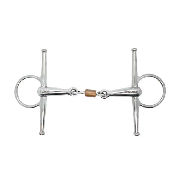 D Anneau Mors à Rouleaux Cuivre – 13,5 Cm – Action Sévère, Inox, 11 Mm D’Épaisseur