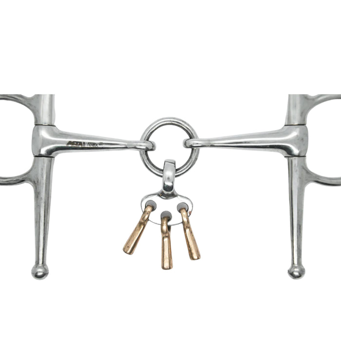 Morsure de tige articulée en acier inoxydable solide avec jouet de 18 mm Morsure de tige articulée en acier inoxydable solide avec jouet de 18 mm