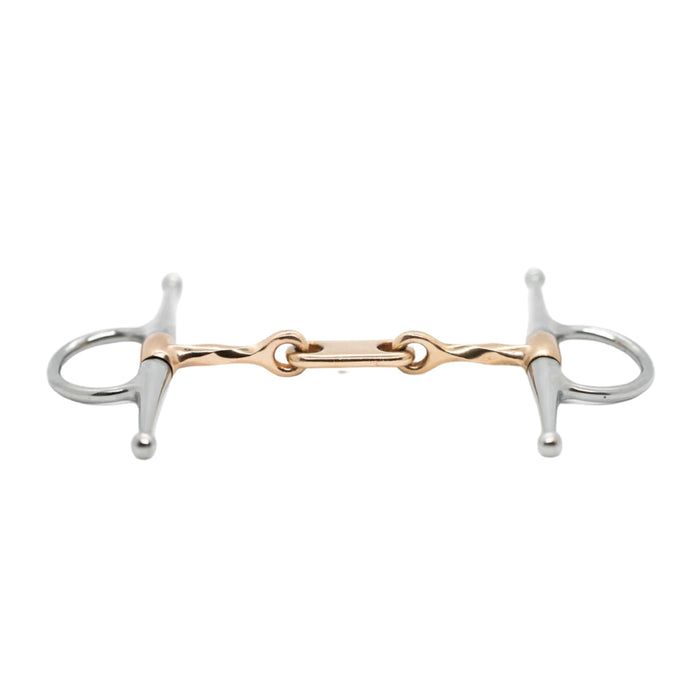 Tdet Filet Aiguille Double Brisure 125 Mm – Mors Pleins Acier Inox Pour Jeunes Chevaux & Dressage
