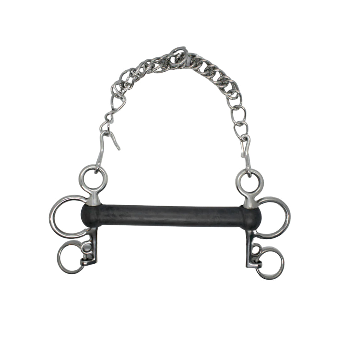 Sports, vacances Korsteel Flexi Articulé Pelham Bit Ivoire 5 in environ 12.70 cm